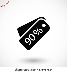 price tag icon.vector, flat design best vector icon