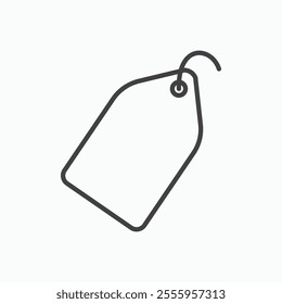 Price tag isolated icon. vector illustration.