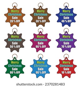price tag label. best deal discount percentage price reduction label for cheap purchase. vector illustration on white background. label price tag icon