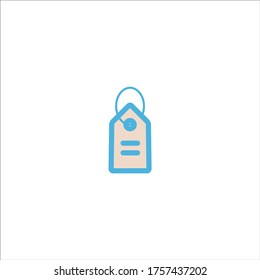 price tag label icon flat vector logo design trendy illustration signage symbol graphic simple