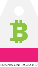 Icono de etiqueta de Precio Ilustración plana de Vector