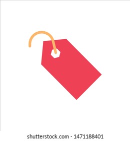 Price, Tag, Label, Ticket  Flat Color Icon. Vector icon banner Template. Vector Icon Template background