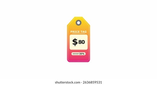 price tag label vector design