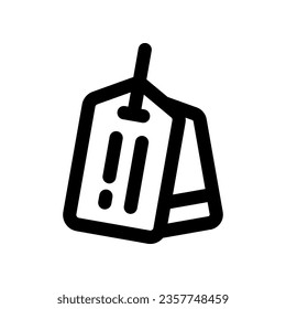 price tag line icon. vector icon for your website, mobile, presentation, and logo design.
