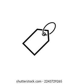 Logo de la etiqueta de precio. Icono de ilustración vectorial de etiqueta de precio y descuento de precio.