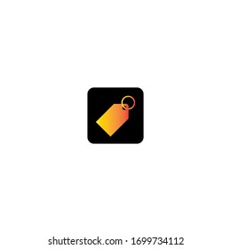 Price tag logo template vector icon design