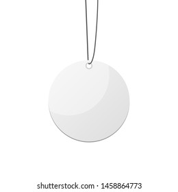 Price tag mockup vector design illustration isolated on white background