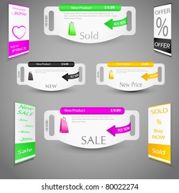 Price tag for product sale