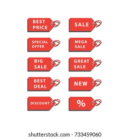 Price tag sale icon vector illustration.