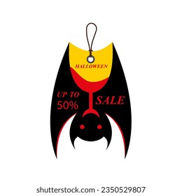 Price tag. Sale sticker. Halloween design price tags. Halloween label.