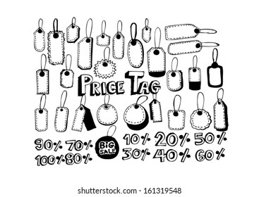 Price Tag Set VECTOR 