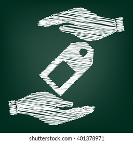 Price tag sign