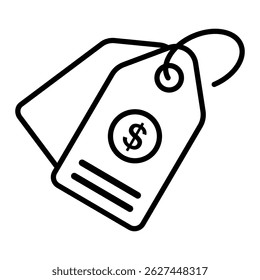 price tag sign symbol vector flat icon