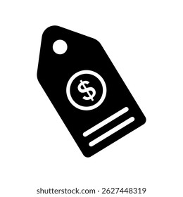 price tag sign symbol vector flat icon