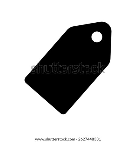 price tag sign symbol vector flat icon
