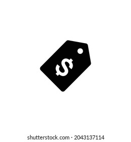 Price tag simple flat icon vector