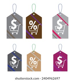 price tag six set market price new style