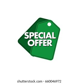 Price Tag with Special Offer Text