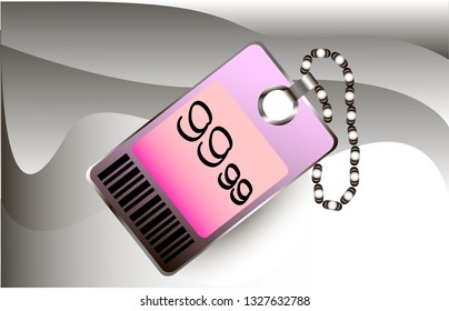 price tag or store name