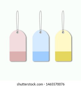 Price tag template vector illustration.