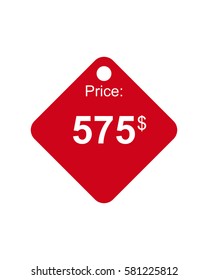 Price tag vector