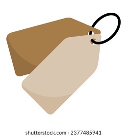 Price tag vector element. Simple flat vector with business theme. Business.