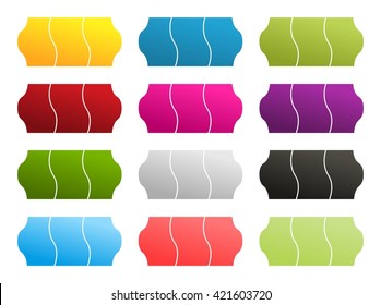 Price tag - vector graphic