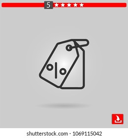 price tag vector icon