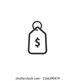 Price tag vector icon