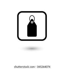Price tag - vector icon