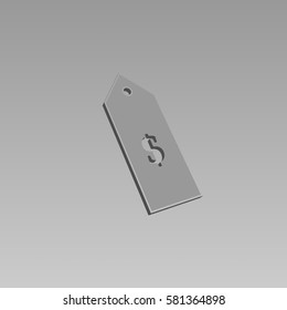 Price tag vector icon