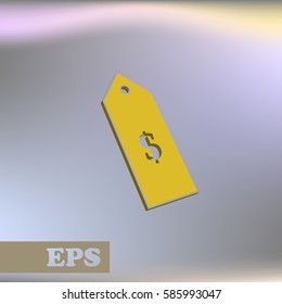 Price tag vector icon