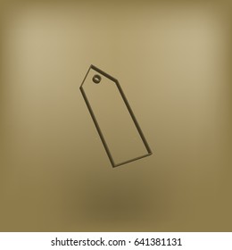 Price tag vector icon