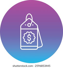 Price Tag vector icon. Can be used for printing, mobile and web applications.