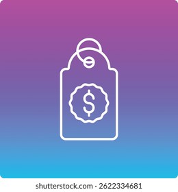 Icono de Vector de etiqueta de Precio. Se puede utilizar para aplicaciones de impresión, móviles y de Web.