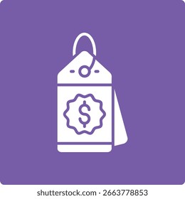 ícone de vetor Preço. Pode ser usado para impressão, aplicativos móveis e da Web.