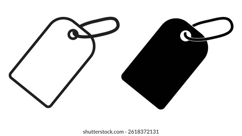 Price tag vector icon illustration