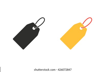 Price tag    vector icon. Illustration isolated for graphic and web design.