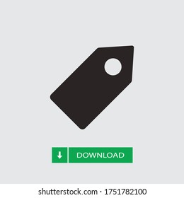 Price tag vector icon, simple sign for web site and mobile app.