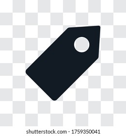 Icono vector de etiqueta de precio, signo simple para sitio web y aplicación móvil.