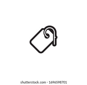 Price tag vector isolated icon illustration. Price tag Illustration