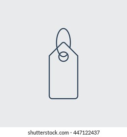 Price tag Vector Line Icon. Eps.-10.
