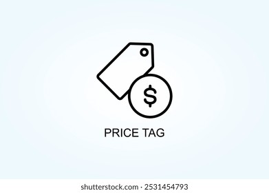 Price Tag Vector Or Logo Sign Symbol Illustration