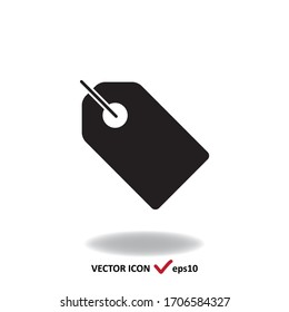 Price tag vector simple icon