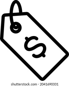 Preisschild-Vektorsymbol