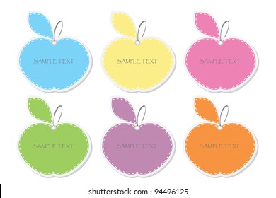 Price tags apples