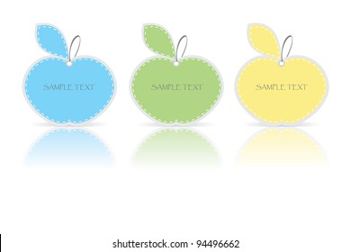 Price tags apples