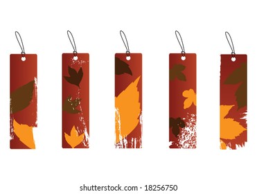 Price tags - autumn theme