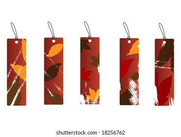 Price tags - autumn theme