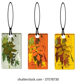 Price tags - autumn theme